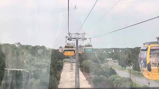 WDW gondola skyliner full ride solo from Epcot to Disneys Riveria resort 782024 [upl. by Acinoda]