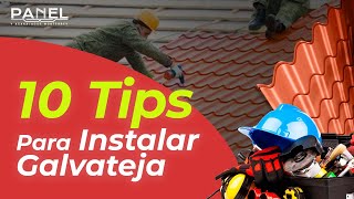 10 Tips de Instalación de LáminaGalvateja que debes conocer 👏 [upl. by Kyla201]