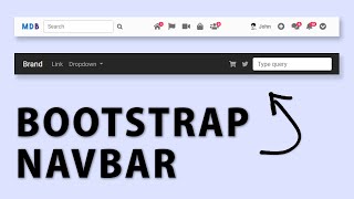 Bootstrap Navbar  Tutorial on the latest Bootstrap 5 [upl. by Urbai93]