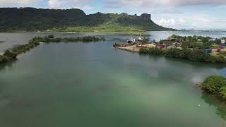 Drone Aerial video of the famous Dekehtik causeway in the island garden of Pohnpei State FSM [upl. by Reyna]