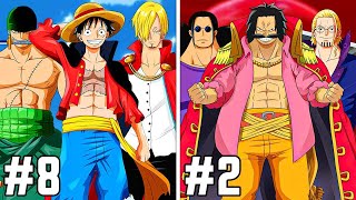 Top 10 Des Équipages De Pirates Les Plus Forts Dans One Piece [upl. by Cassiani]