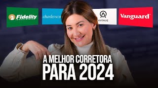 TOP 3 MELHORES CORRETORAS PARA INVESTIR NOS EUA EM 2024 [upl. by Otte]