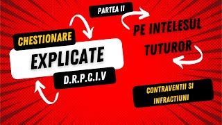 Chestionare explicate din contraventii si infractiuni  Partea II [upl. by Olaznog]