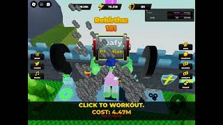 Speedrunning strongman simulator with the Halloween boost credit to The Gang Stockholm [upl. by Zolnay600]