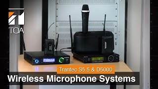 Digital amp Analog Wireless Microphone Systems D5000 amp Trantec S55 for speech and music [upl. by Ysteb]