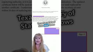 Notary Update Your Digital Certificate with Texas SOS [upl. by Adnalram]