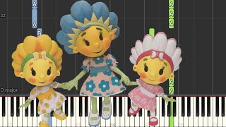 Fifi and the Flowertots  Opening Theme Song  Piano Tutorial [upl. by Inihor]