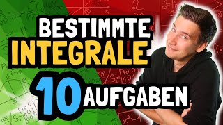 Berechne diese 10 BESTIMMTEN INTEGRALE  HOW TO MATHE ABI 2024 Integralrechnung [upl. by Eseeryt249]