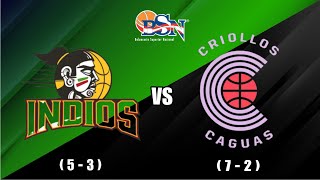 BSN  Indios de Mayagüez 53 vs Criollos de Caguas 72 SomosLaPresion 🫀 [upl. by Eicirtap135]