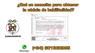 ¿Qué se necesita para obtener la cédula de habilitalidad 📝🏘️ [upl. by Egres50]