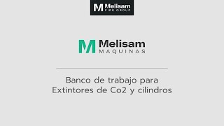 Banco de Trabajo para Extintores de co2 y cilindros [upl. by Brogle704]