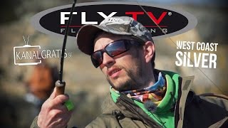 FLY TV  West Coast Silver  Fly Fishing for Sea Run Brown Trout [upl. by Nhguaval743]