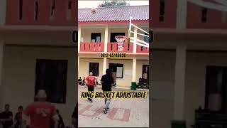 RING BASKET ADJUSTABLE ringbasket perbasi tiangbasket basketball fiba jualtiangbasket [upl. by Enylecoj968]