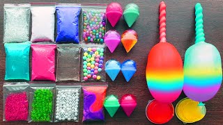 Making Slime with Bags Sand and Balloons  Izabela Stress [upl. by Nannek]