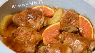 Pollo a la Naranja y Piña bien Rico y fácil de hacer [upl. by Dzoba]