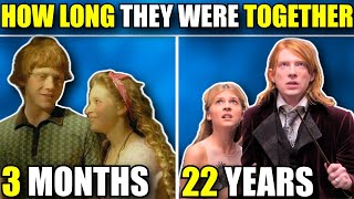 How Long Every Harry Potter Couple Was Together Ranked [upl. by Ahsilif24]