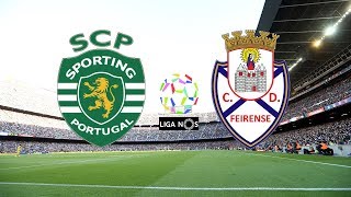 🔴 SPORTING CP 10 FEIRENSE EM DIRETO  Liga Nos 4ª Jornada RELATO [upl. by Britta]