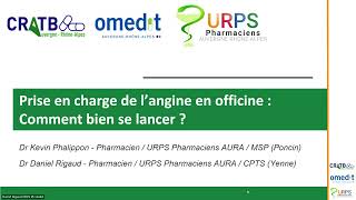 Replay Webinaire quotPrise en charge de langinequot URPS Pharmaciens AuRA amp OMEDIT  7 novembre 2024 [upl. by Esinnej]