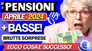 🔴 PENSIONI APRILE GIA ARRIVATI MA IMPORTI PIÙ BASSI 👉 COSA E ACCADUTO COME RISOLVO ❗VERIFICA ORA [upl. by Ayar]