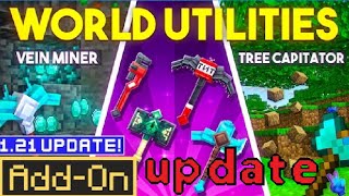 Minecraft Bedrock add on update World Utilities [upl. by Aisa843]