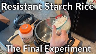 Testing Resistant Starch pt 4  Rice Revisited  The Final Experiment on Blood Glucose [upl. by Nodnahs]