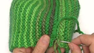 How to Knit  How to sew a Tychus Hat  Sewing knitted Hats [upl. by Hogue]