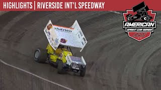 ASCS  American Sprint Car National Series  Riverside Intl Speedway  October 18 2024  HIGHLIGHTS [upl. by Taka]