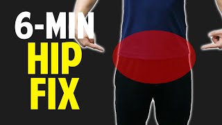 Fix The HipsPelvis  Full Routine Follow Along Daily Hisdream Movement [upl. by Punak612]