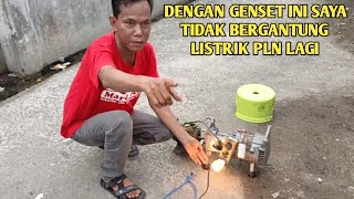 Dengan Genset iniSaya tidak bergantung pada Listrik PLN lagi [upl. by Yeltsew300]