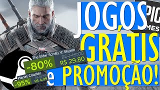 CORRE JOGOS para PC de GRAÇA na STEAM e EPIC GAMES e JOGOS BARATOS na STEAM EPIC e NUUVEM [upl. by Apoor]