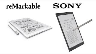 Remarkable vs Sony Digital Paper DPTCP1 [upl. by Inge]