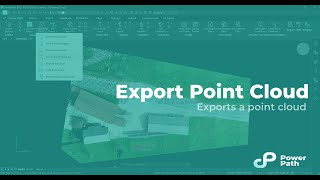 Export Point Cloud How to export point clouds from Power Path [upl. by Lauralee]