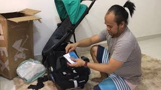 Unboxing Quinny Zapp Flex Stroller amp Maxi Cosi Cabriofix Car Seat [upl. by Werdn609]