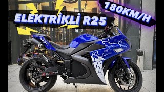 Elektrikli R25  180 KM Hız Yapan Elektrikli Motor [upl. by Caddaric289]