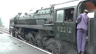 Watercress Line 9F Footplate Experience Ride 12032017 [upl. by Kevin]