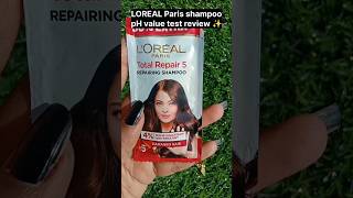 LOREAL Paris shampoo pH test review ✨😱🤯❌✅⁉️subscribe viral shortsfeed trending shorts [upl. by Ardnasac]