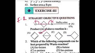 alkanes hydrocarbons saturatedhydrocarbons wurtz reaction chemistry online ex3 [upl. by Willumsen970]