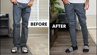 HOW TO SELFTAPER YOUR JEANS amp PANTS  I AM RIO P [upl. by Laidlaw810]