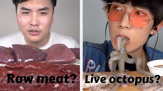 The Most Disgusting ASMR Foods Compilation [upl. by Ahsilek]