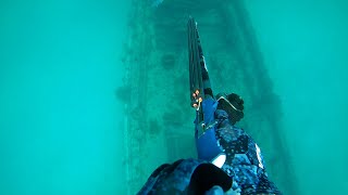 Spearfishing MIAMI Wrecks and Reefs  Mutton Snapper  Trigger Fish  Yellow Jack  Goliath Grouper [upl. by Assirt928]