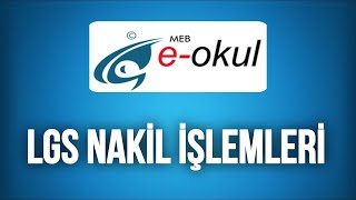 2024 EOkul Nakil İşlemleri  LGS Nakil Nasıl Yapılır [upl. by Benioff]