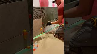 Tiling shower walls diy construction tile [upl. by Burkley323]