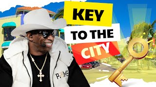 FORT MYERS KEY TO THE CITY DEION SANDERS [upl. by Moises265]