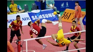 Malaysia  Thailand  ISTAF 2015 FINAL Sepak takraw [upl. by Keviv]