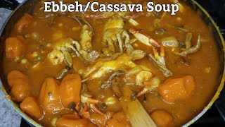 Gambias number 1 street food Ebbeh Cassava soup [upl. by Sapienza]