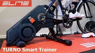 ELITE Turno Smart Fluid Trainer Unboxing Build Ride Details [upl. by Crosley761]