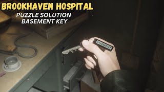 Basement Key  Padlock Combination Puzzle Solution  Brookhaven Hospital Silent Hill 2 [upl. by Nuajed]