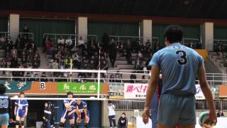 Volleyball 東海大 vs 順天堂 1set 関東大学バレーボール 2013413 [upl. by Anerec]