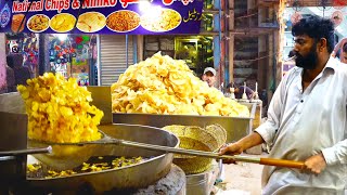 SUPERFAST POTATO KING Makes Super Crispy and Yummy Potato Chips  Aloo Chips Recipe  Street Food [upl. by Etac789]