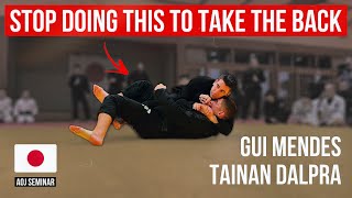 How to take the back from a guard pass — from Gui Mendes at the Art of Jiu Jitsu Japan seminar [upl. by Thedrick]